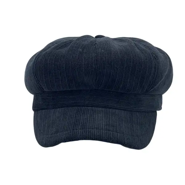 Corduroy Beret Newsboy Cap