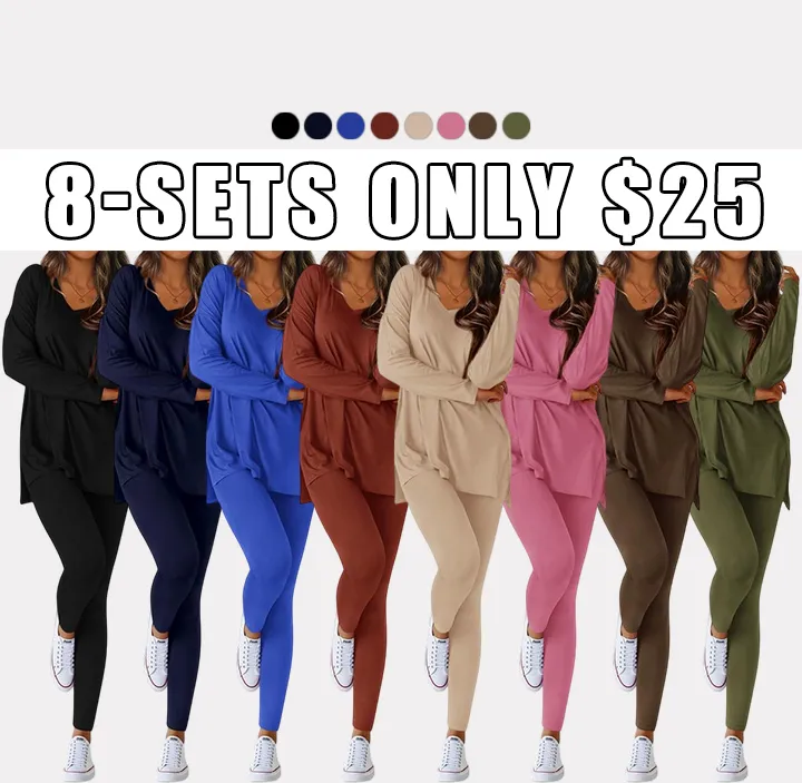 2 Piece Sets For Women Casual Lounge Matching Set