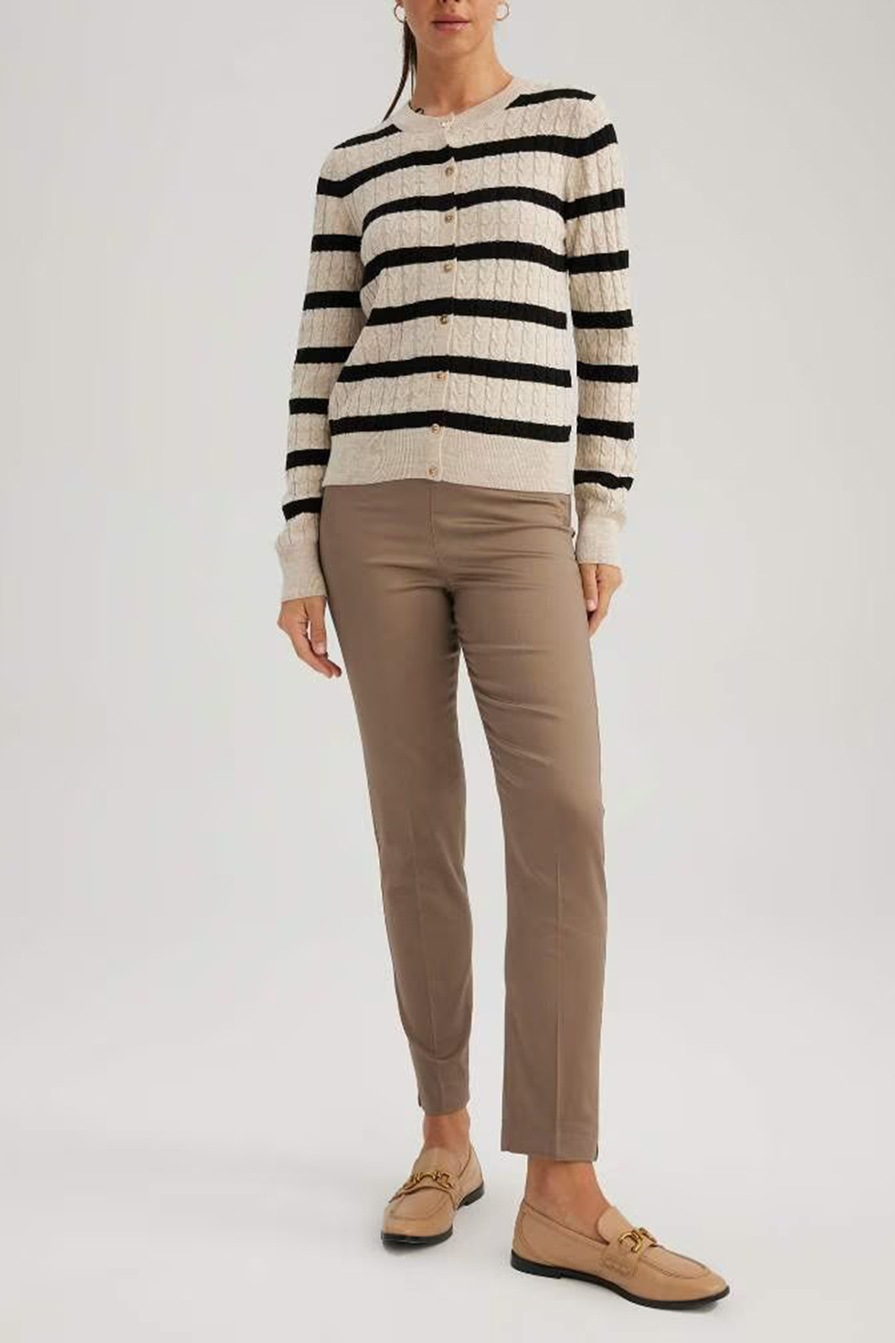 Elastic-Waist Solid Training Pants