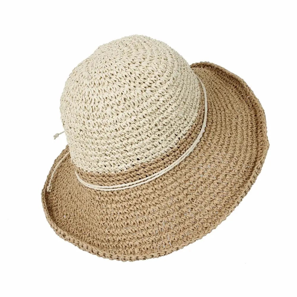 Wide Brim Floppy Straw Sun Hat