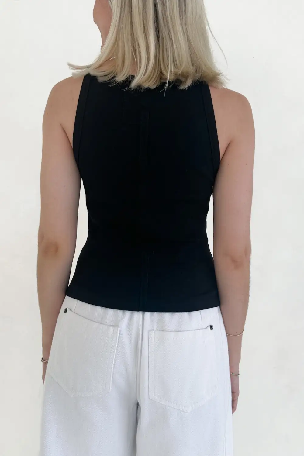 Minimal Soft Cotton Tank Top