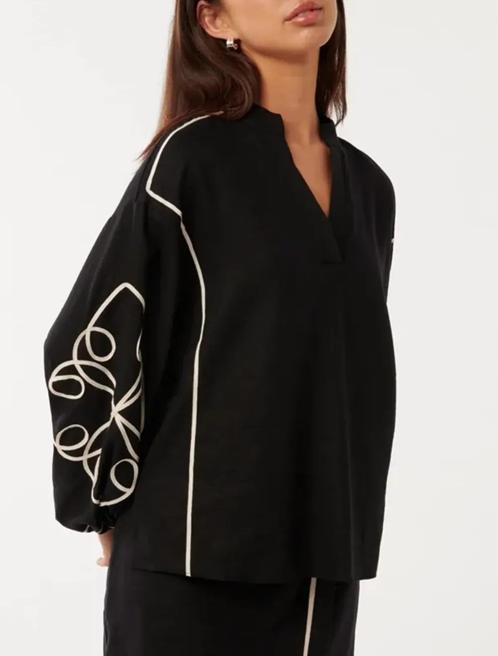 Appliqu-Detail Top