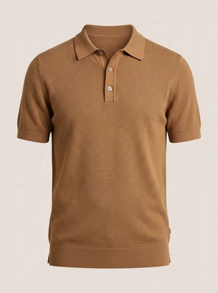 Modern Adventure-Style Men's Polo Shirt