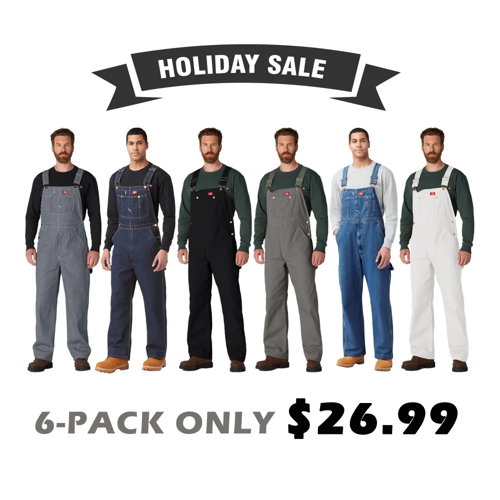 🔥Men's Classic Bib Overalls Pockets Workwear