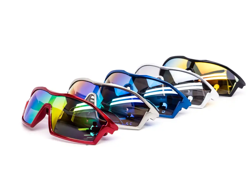 12-Pack Kids Sport Shield Wraparound Burnt Mirror Performance Sunglasses