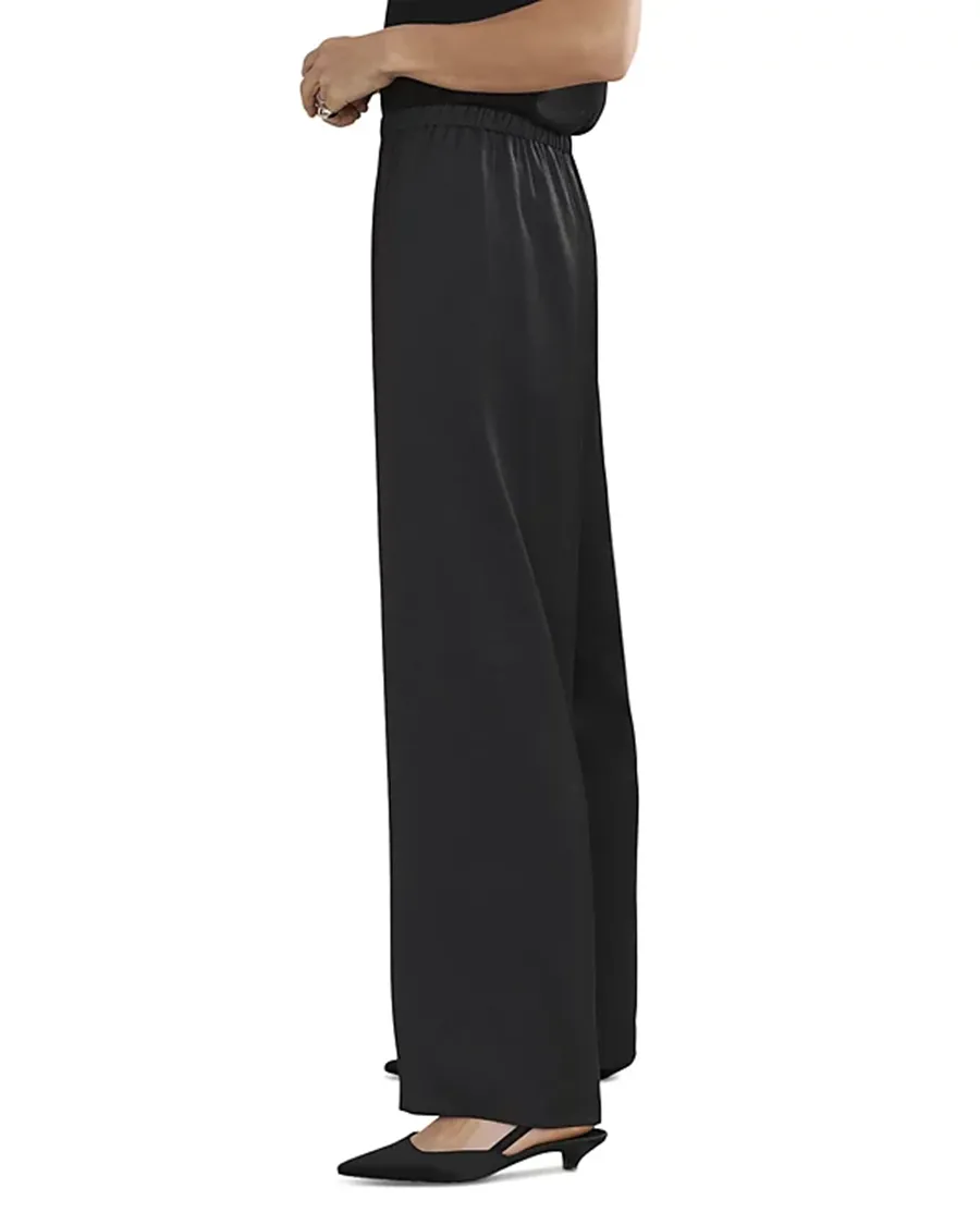 Pull On Style Wide Leg Pants