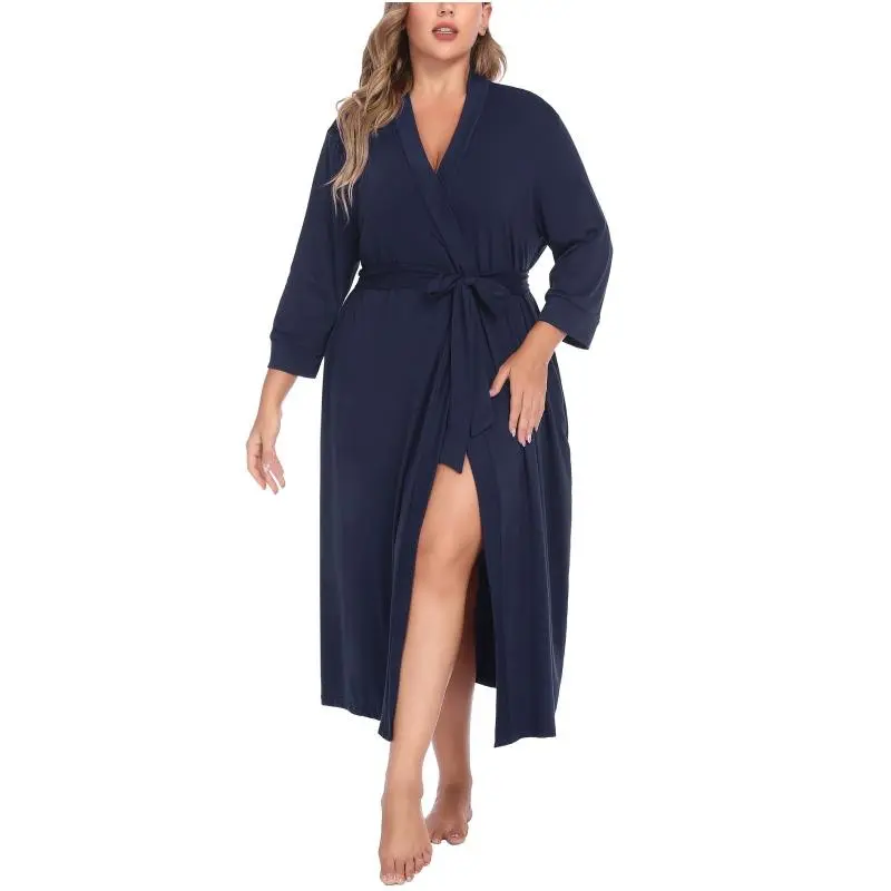 Women's Plus Size Kimono Robe