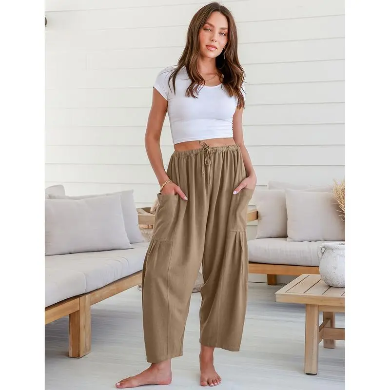 Womens Linen Wide Leg Pants (Less than $3 each!)