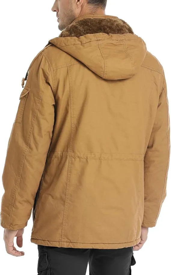 🧥 Men’s Thick Winter Jacket with Hood – Built for Warmth. Designed for Strength.