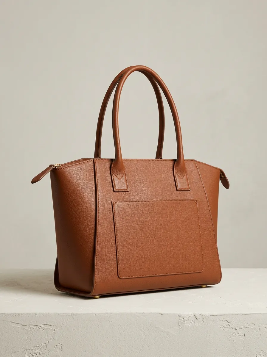 Women's Textured Shoulder-Strap Tote Bag