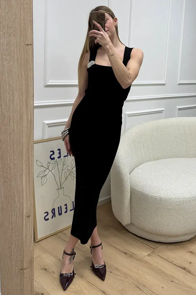 Elm Maxi Strappy Knit Dress