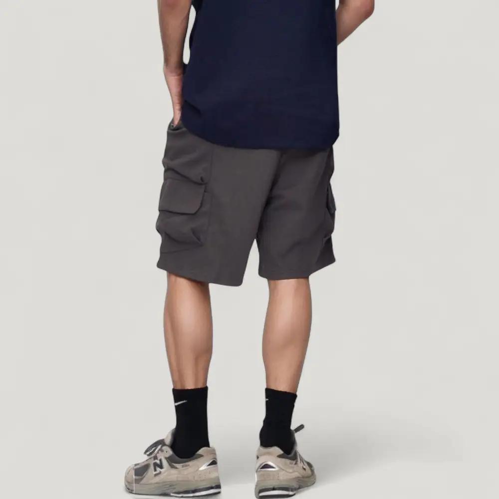 Drawstring Side-Pocket Men's Athletic Shorts
