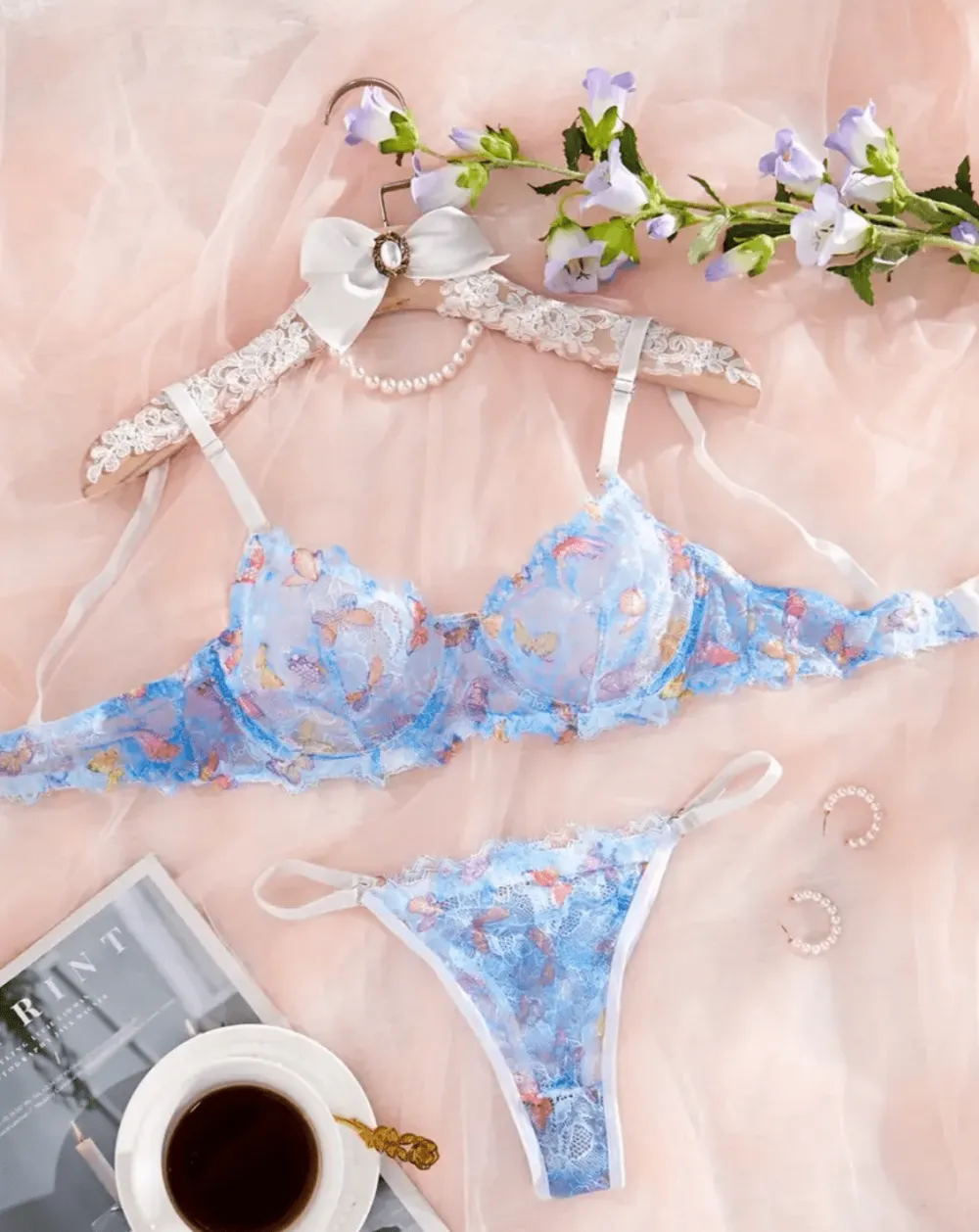 Butterfly Lingerie Set