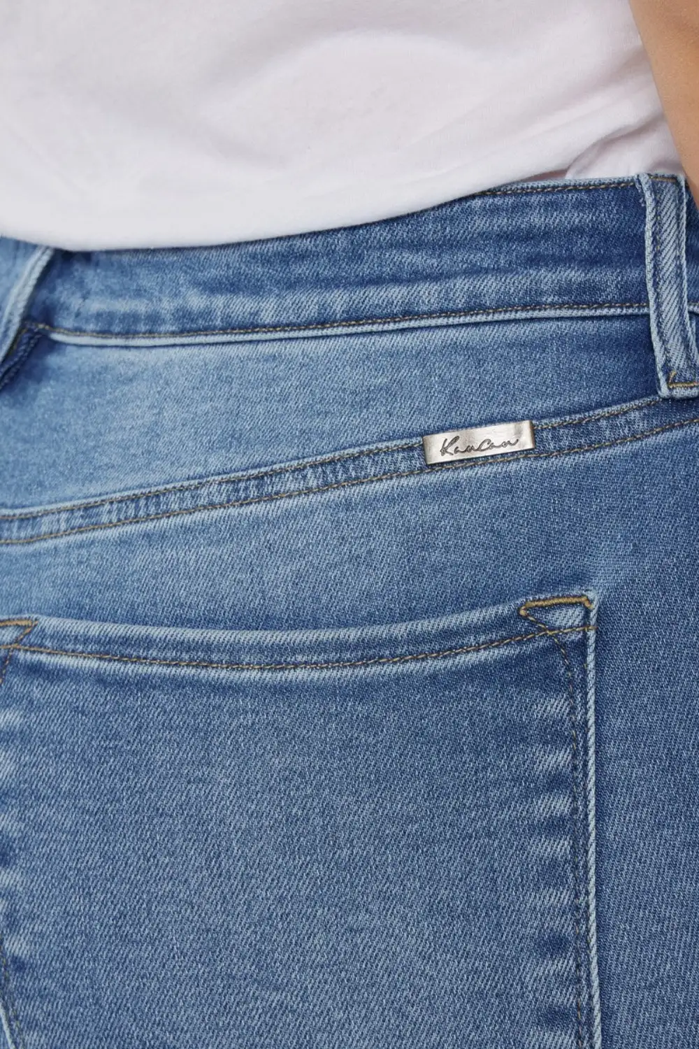 Contoured High Waist Denim Jeans