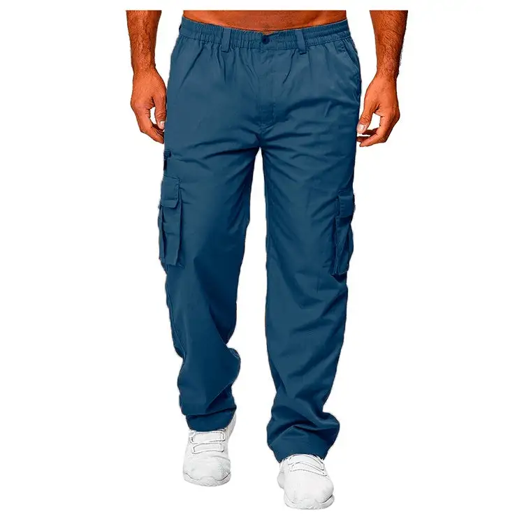 Comfortable Men's Cargo Pants with Multiple Pockets