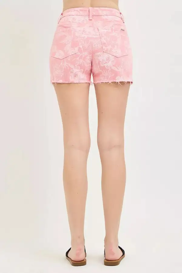 High Rise Printed Shorts