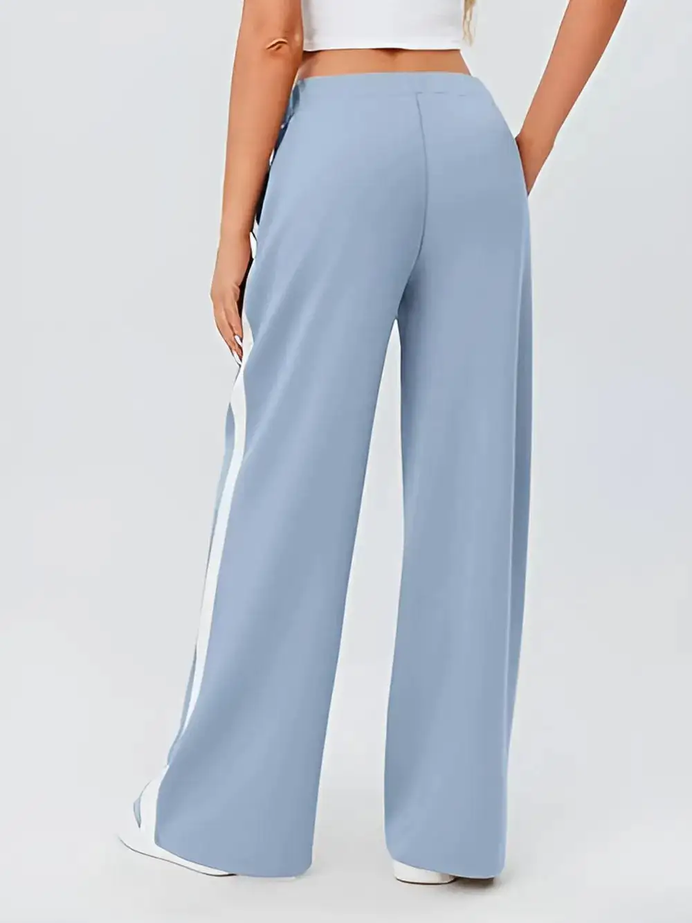 Wide Leg Striped Pants
