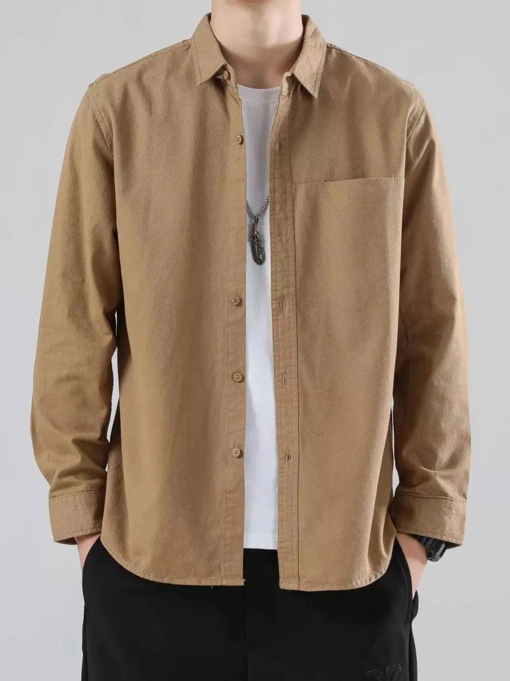 Button-Up Casual Shirt