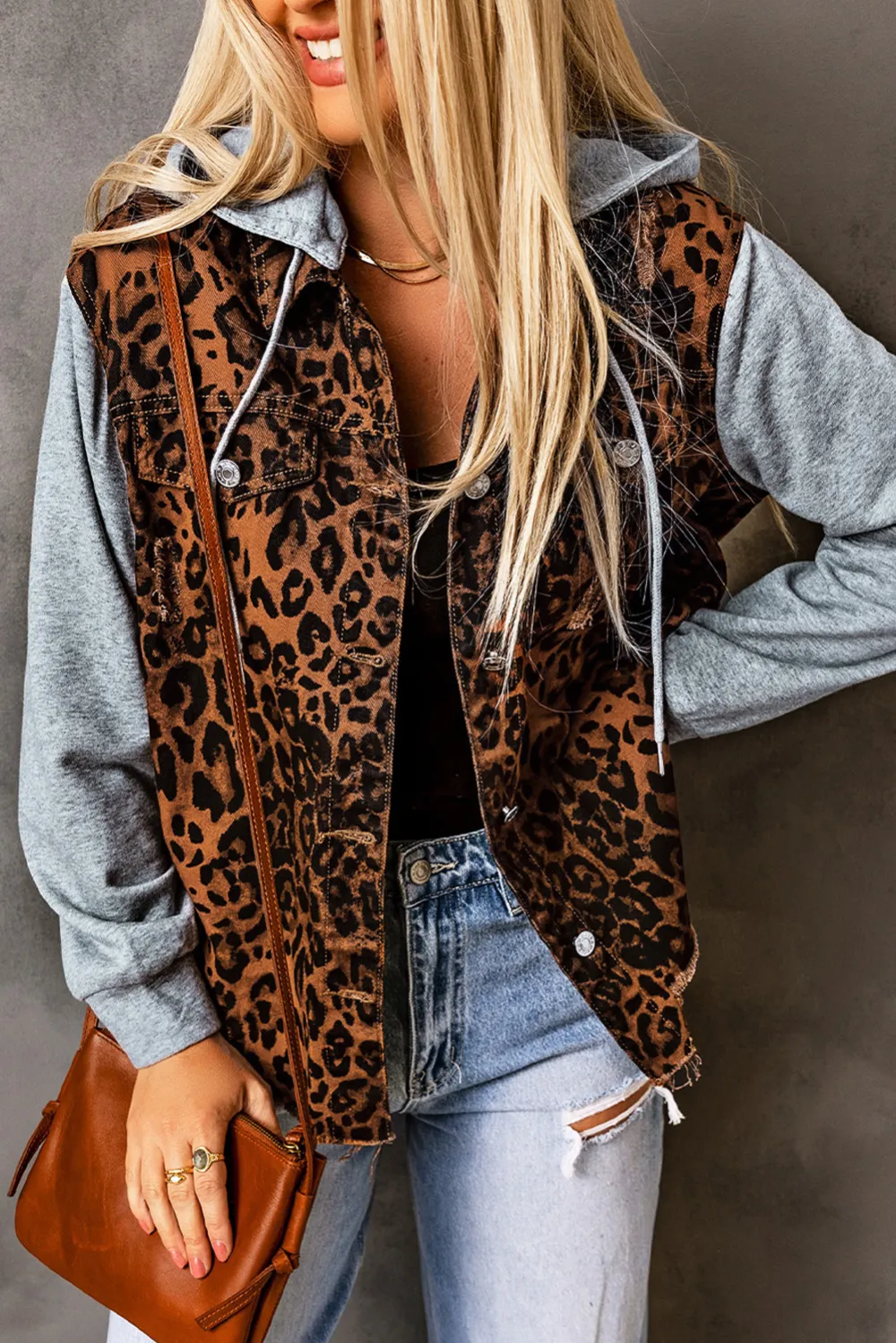 Plaid Color Block Patchwork Shirt Jacket