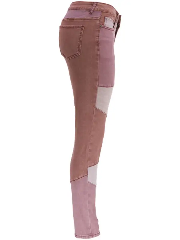 Structured High Waist Skinny Denim Jeans