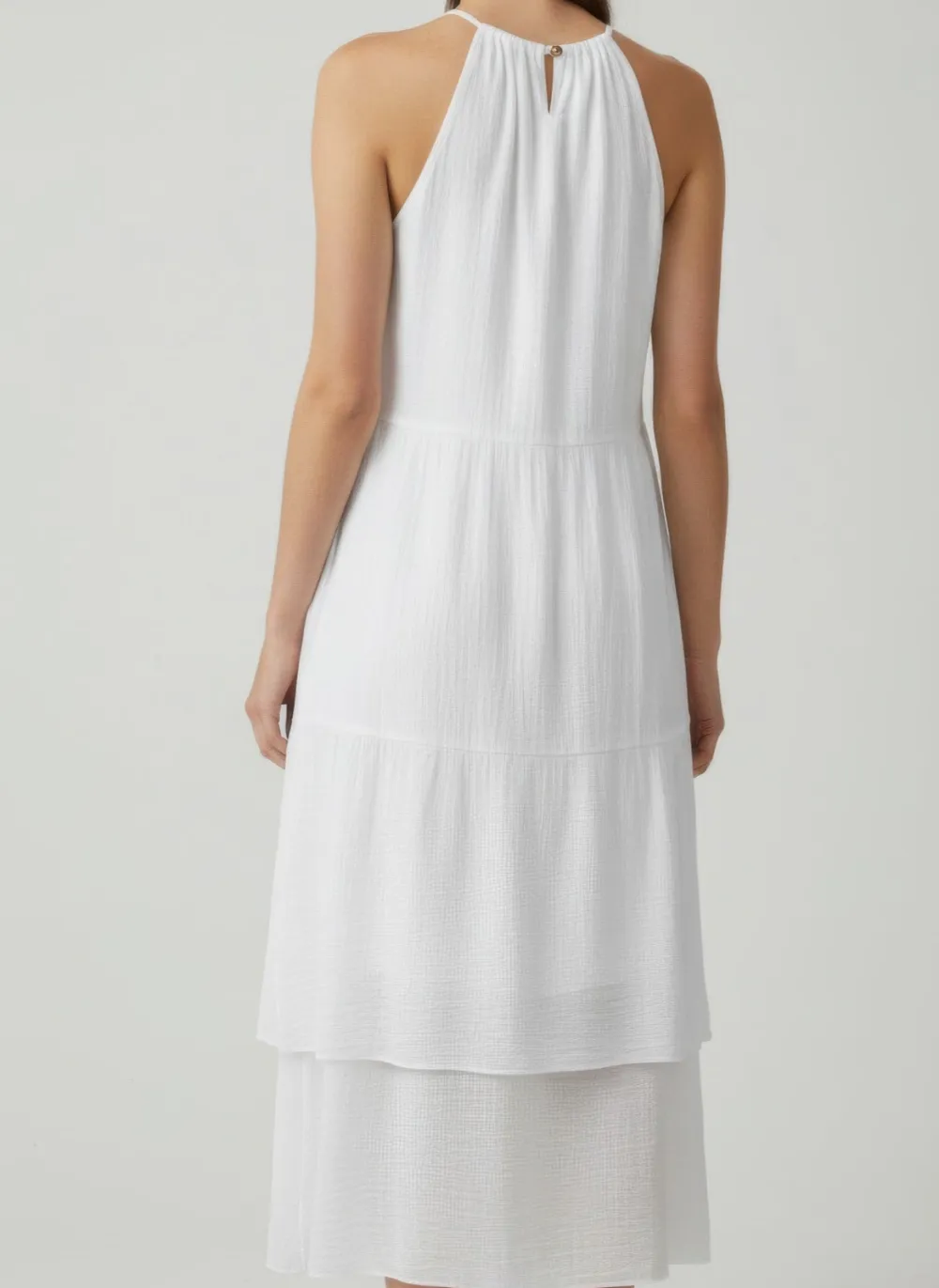 Mlle Gabrielle Solid Sleeveless Dress