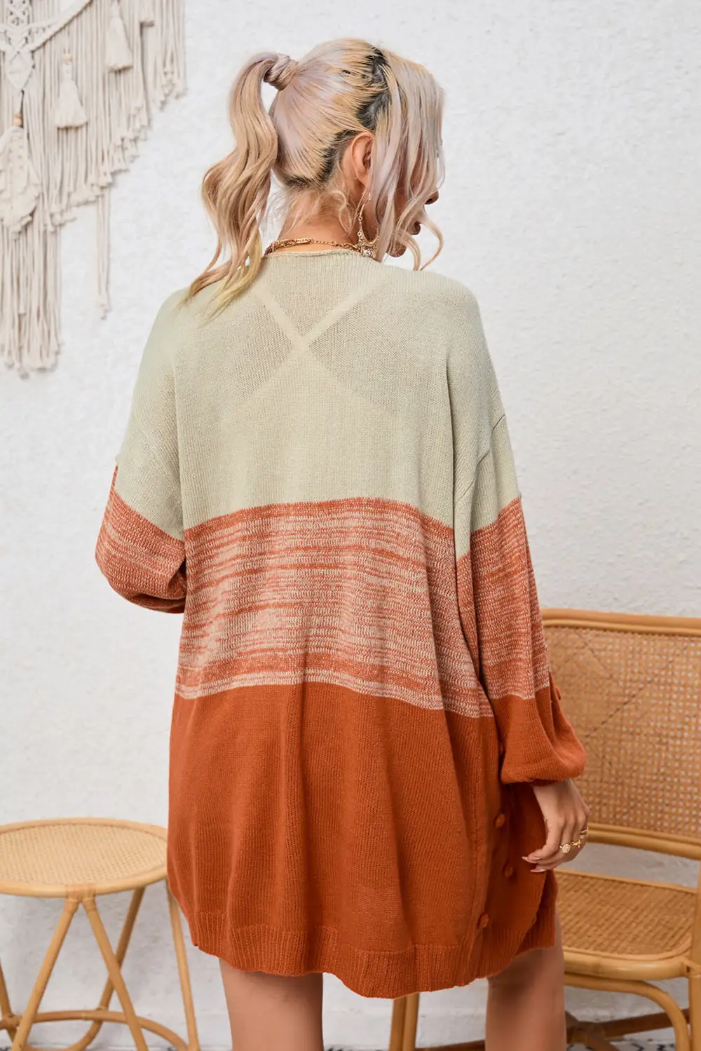 Casual Layer Open Front Cardigan