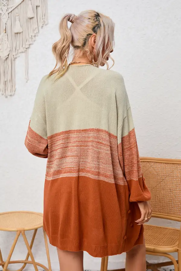 Casual Layer Open Front Cardigan