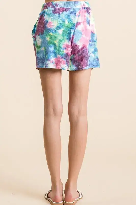 Everyday Tie Dye French Terry Casual Shorts