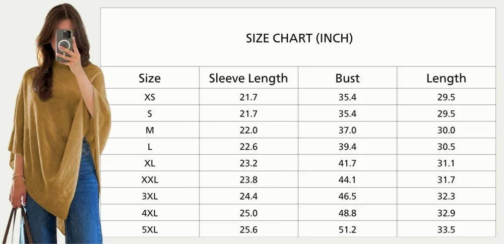 Women's Plain Loose Elegant Fashion Sweater Shawl