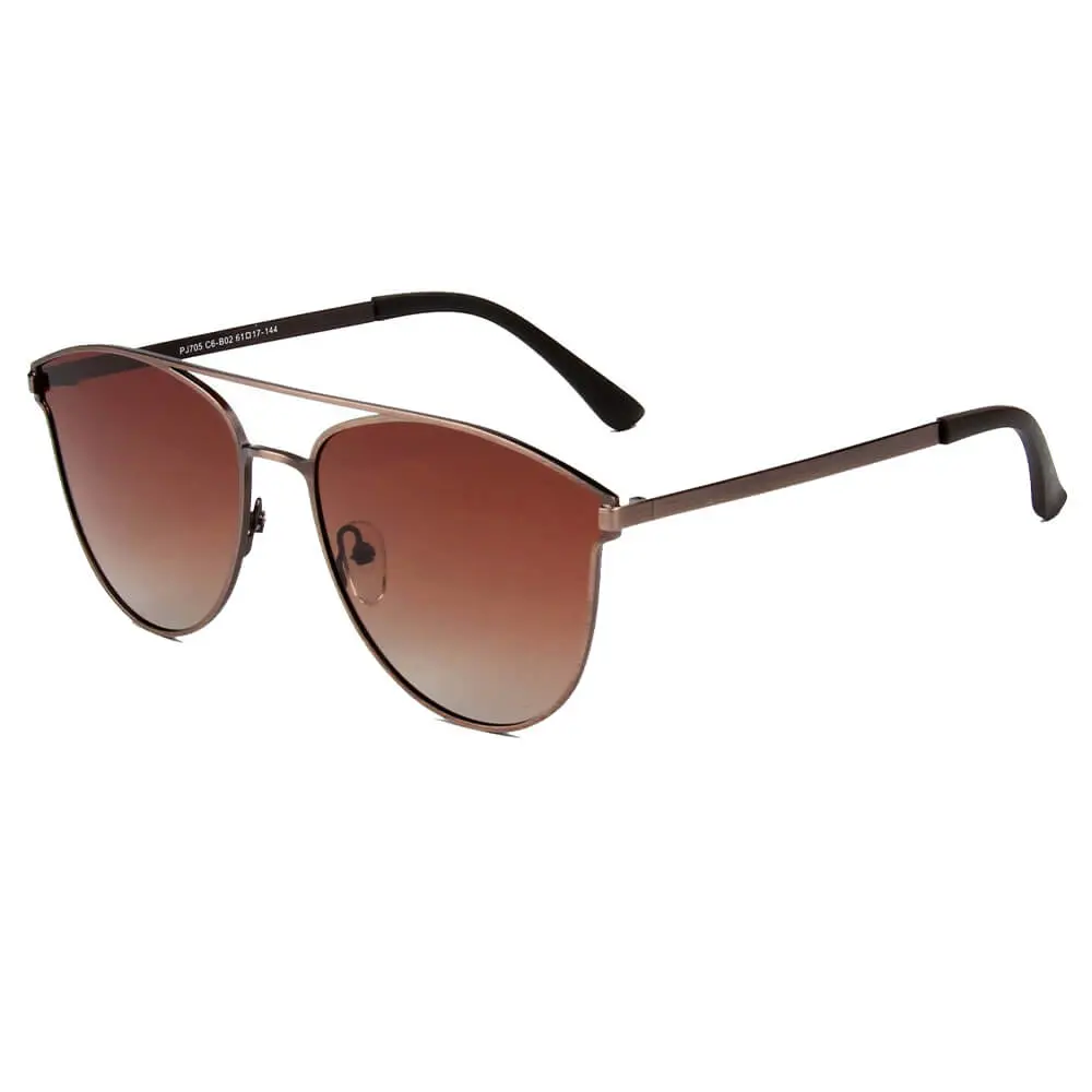 Soft Statement Round Frame Sunglasses