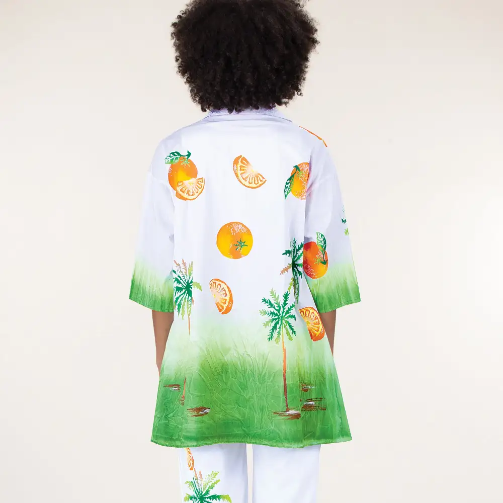 Hand-painted Party In The Palms Blouse