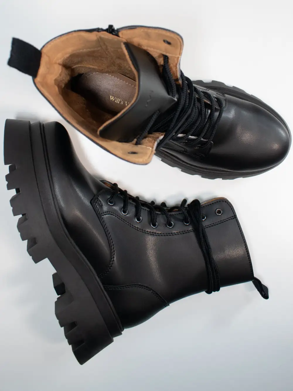 Water Resistant Track Sole Everyday Boots