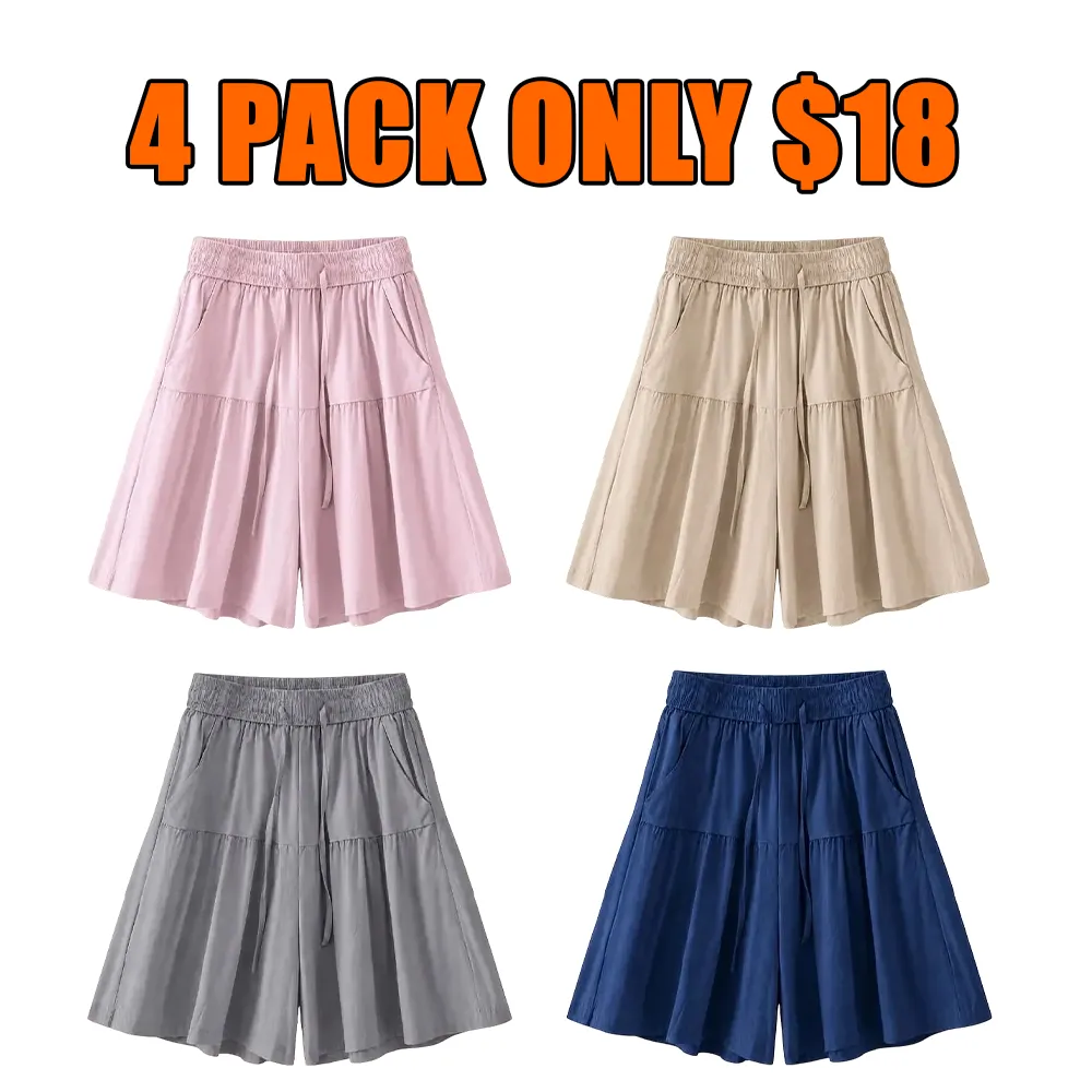 🔥Last Day💥Women's Lightweight Stretch Comfy Flowy Shorts🔥8-Pack Only $24
