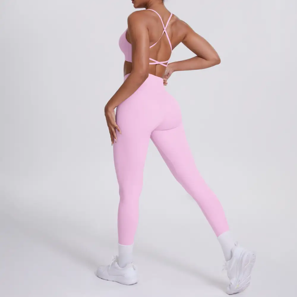 Quick-Dry Backless Two-Piece Activewear Active Set