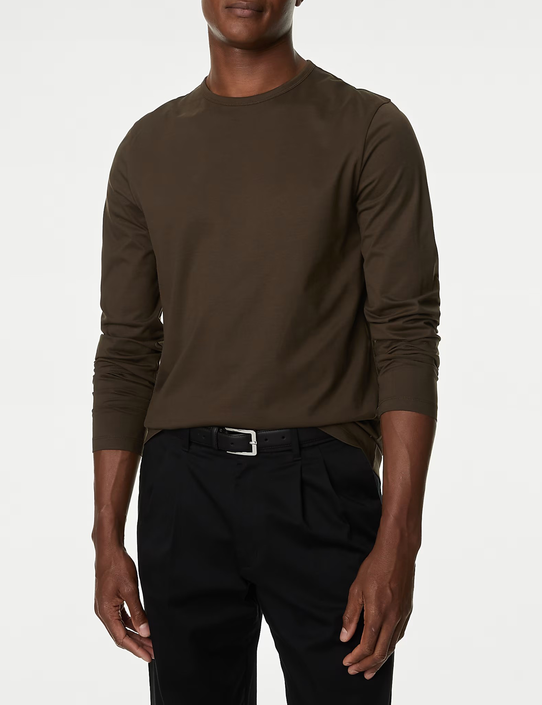 Pure Cotton Long Sleeve T-Shirt