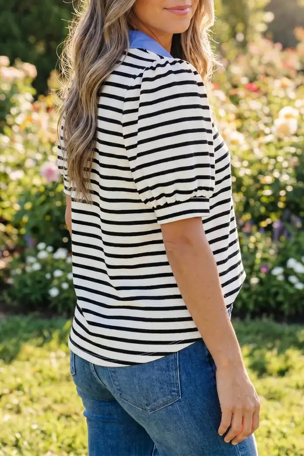 Colorblock Polo Shirt