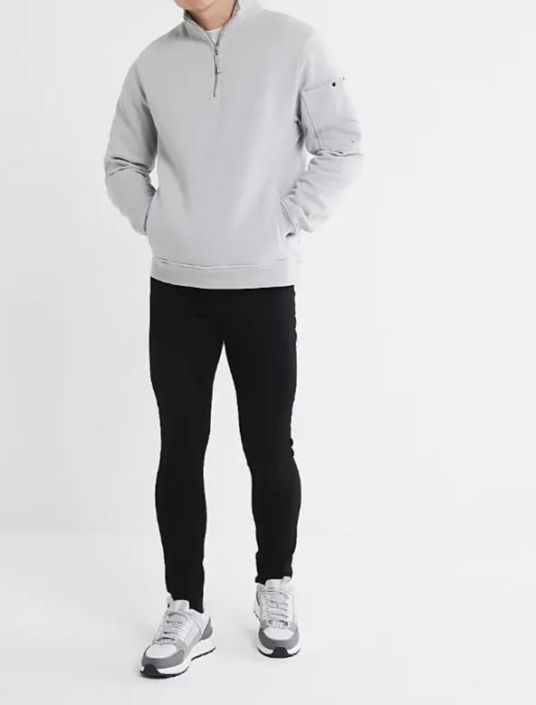 Black Men's Super Skinny Jeans