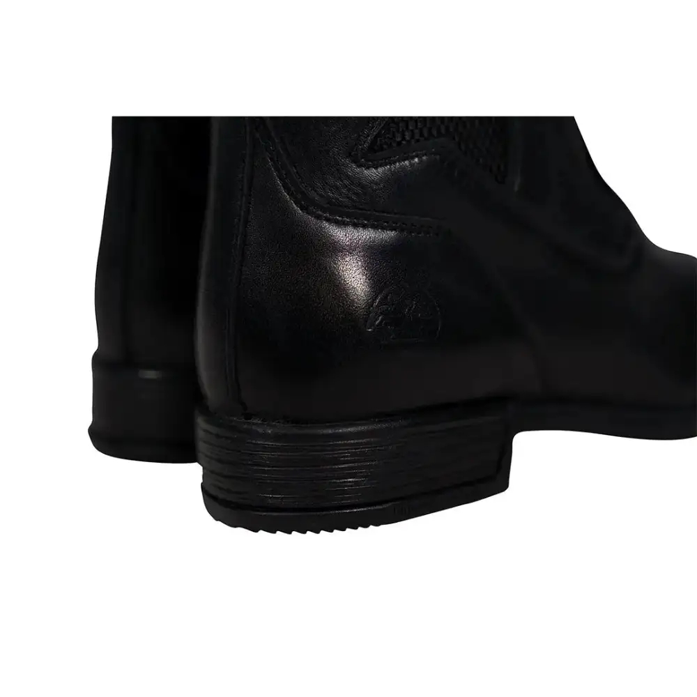 Zip Leather Riding Boots