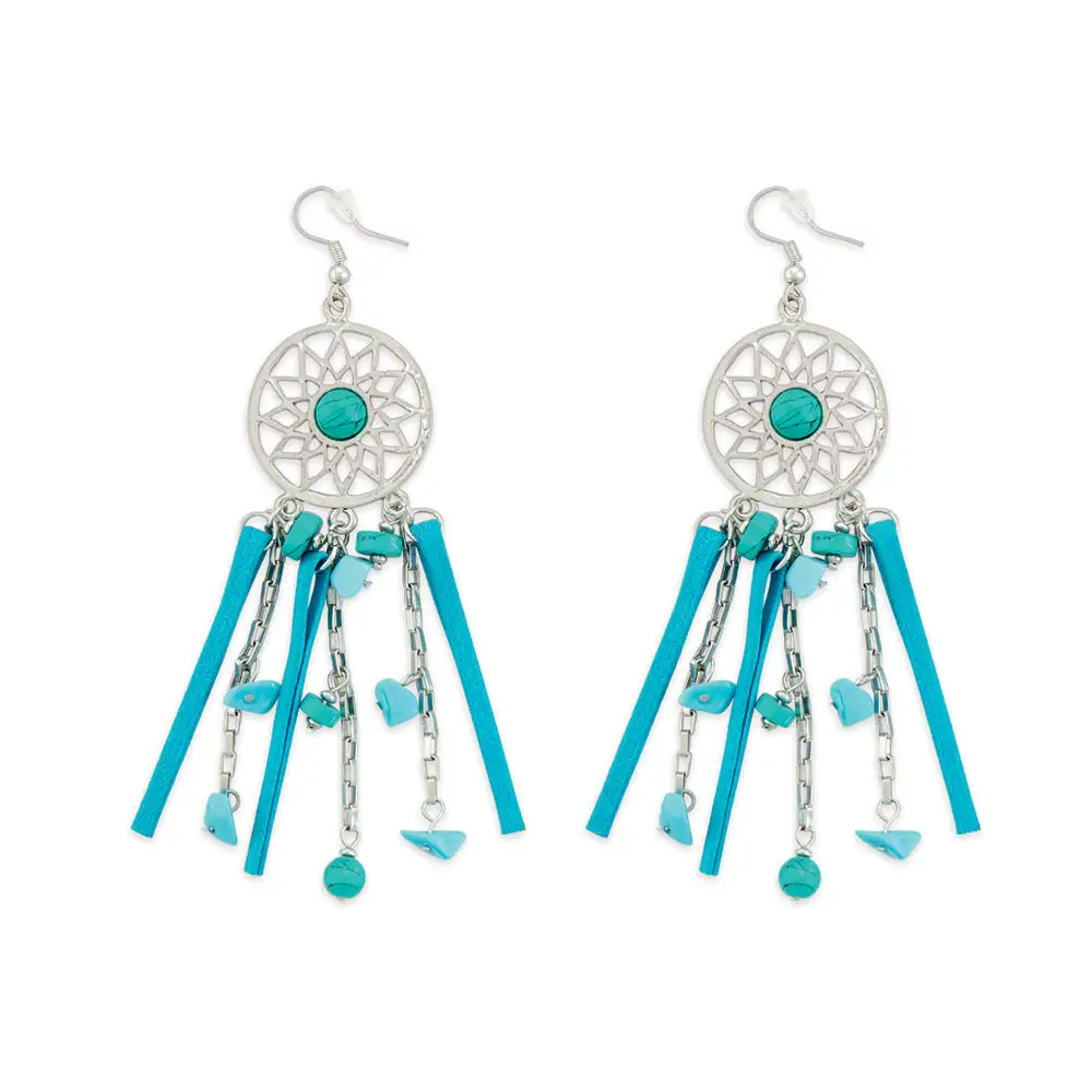 Linear Rustic Artful Statement Earrings