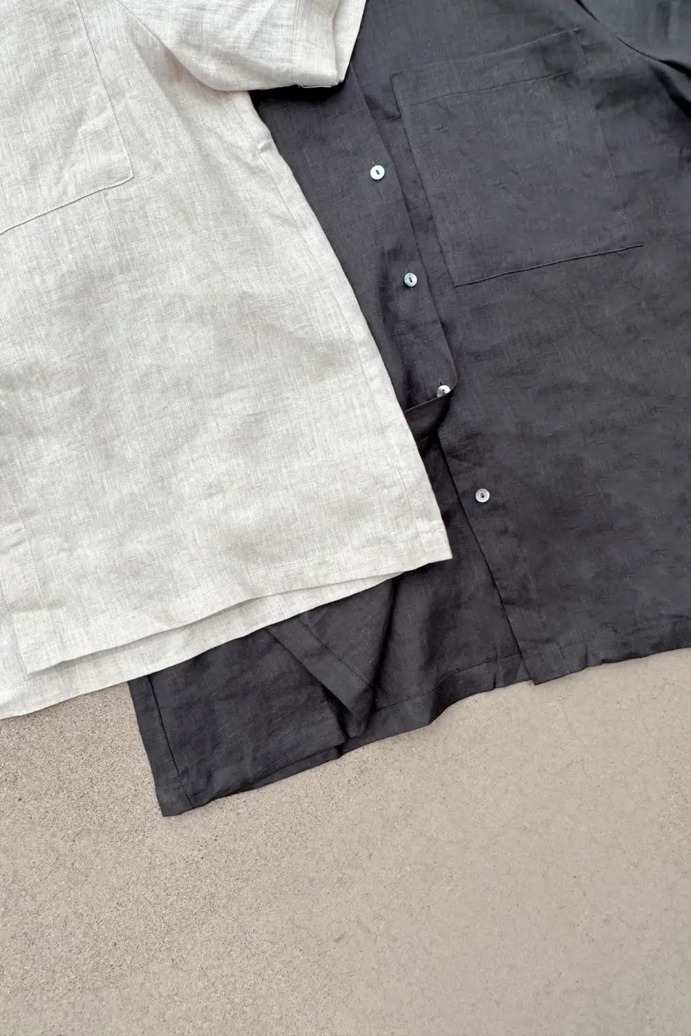Easy Wear Linen Blend Button Front Button Down Shirt