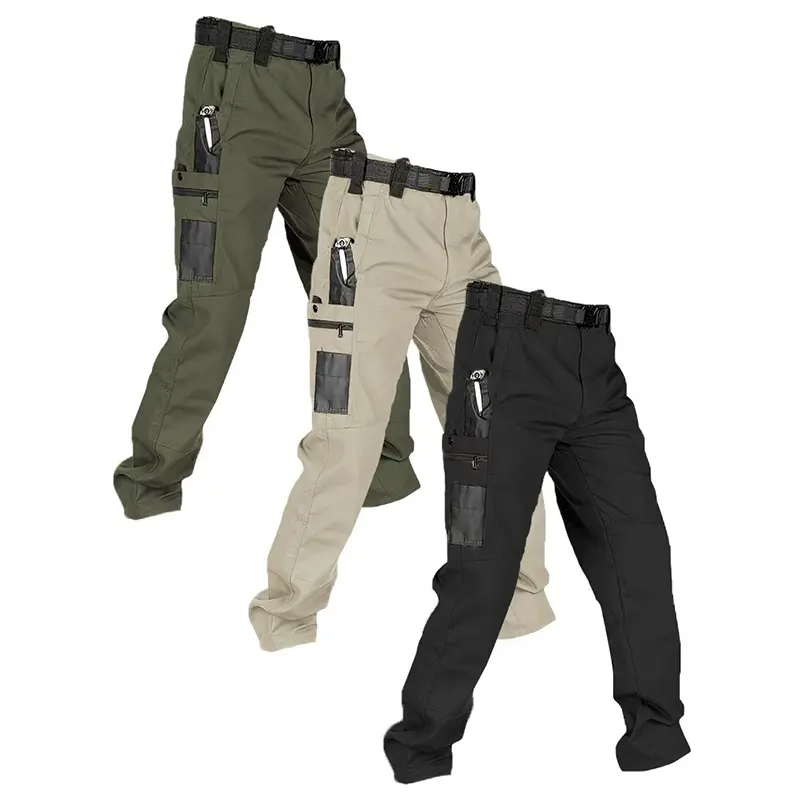 Men's Tactical Work Pants 9 Pockets Ripstop
