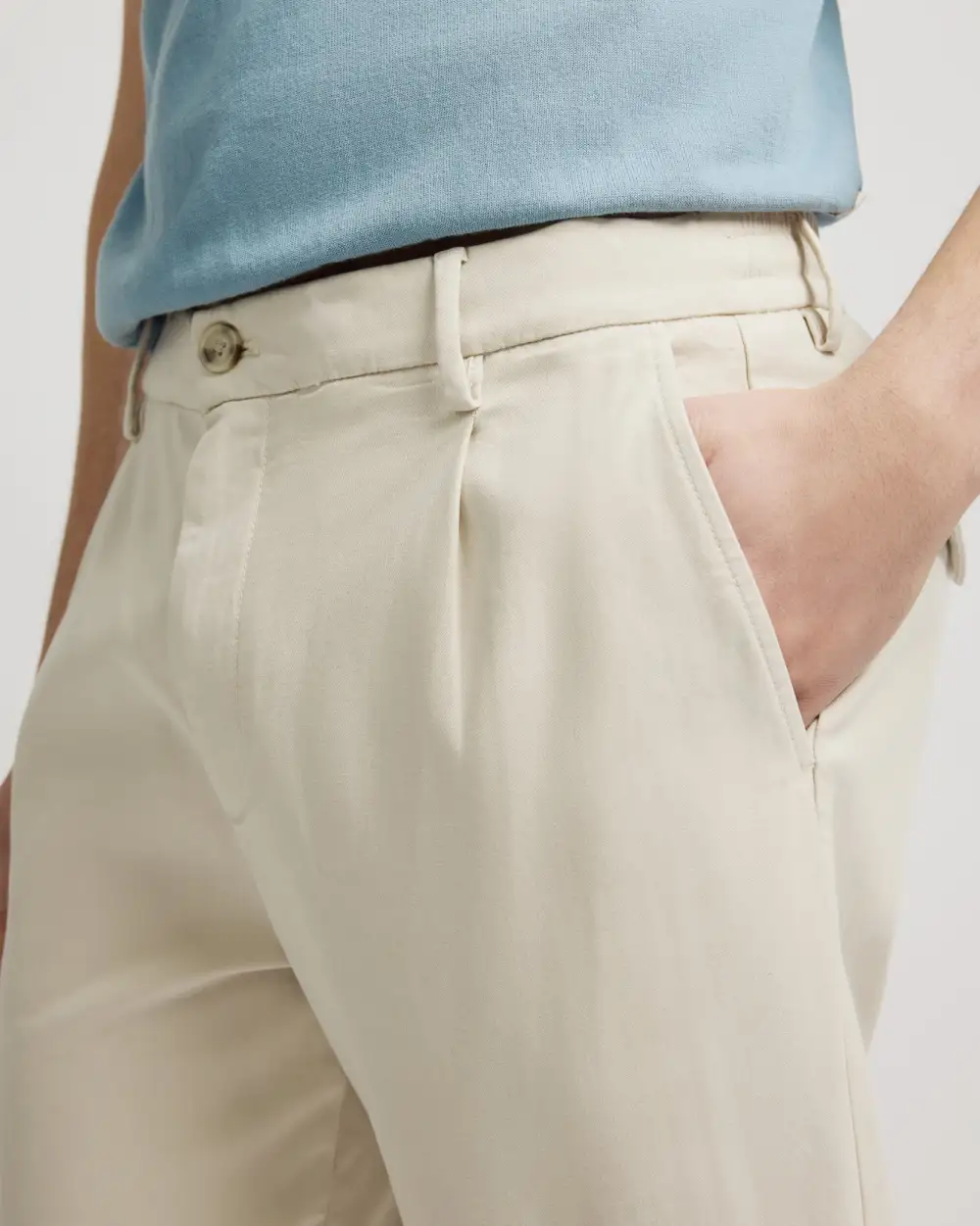 Cotton Lyocell Pull-On Pants