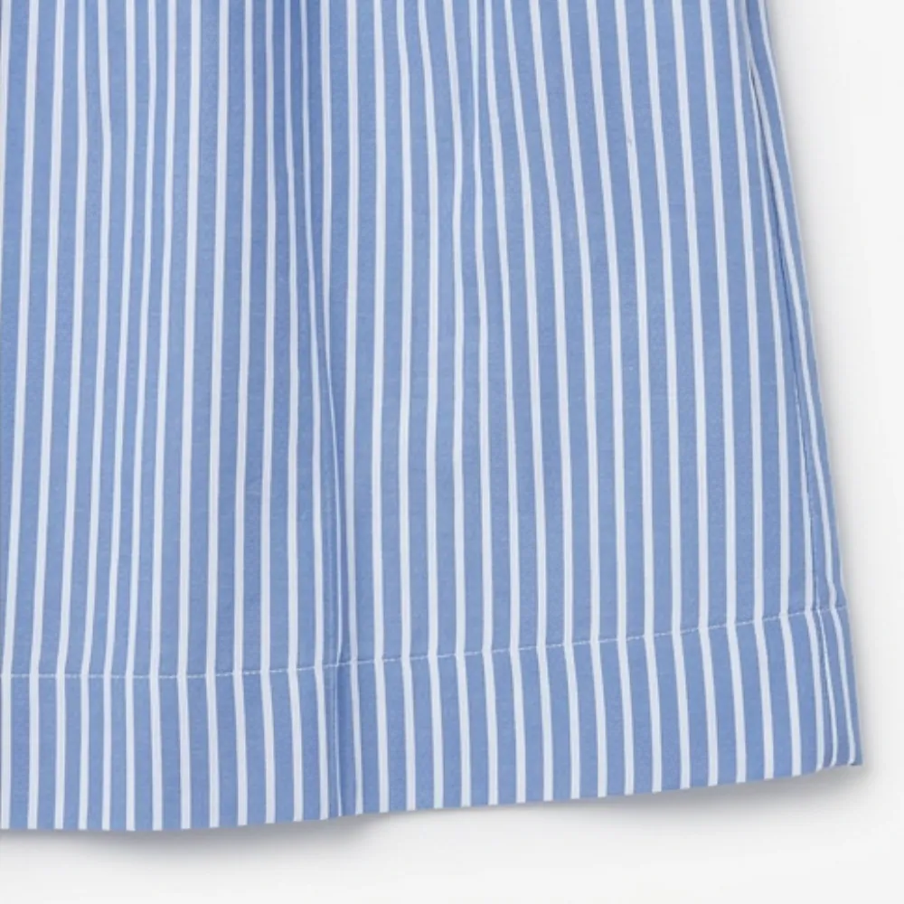 Shirt Striped Airy Midi Dress