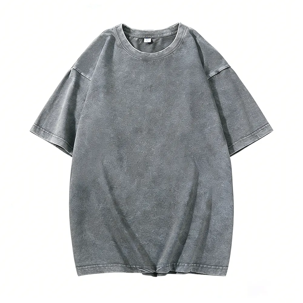 Acid-washed T-shirt