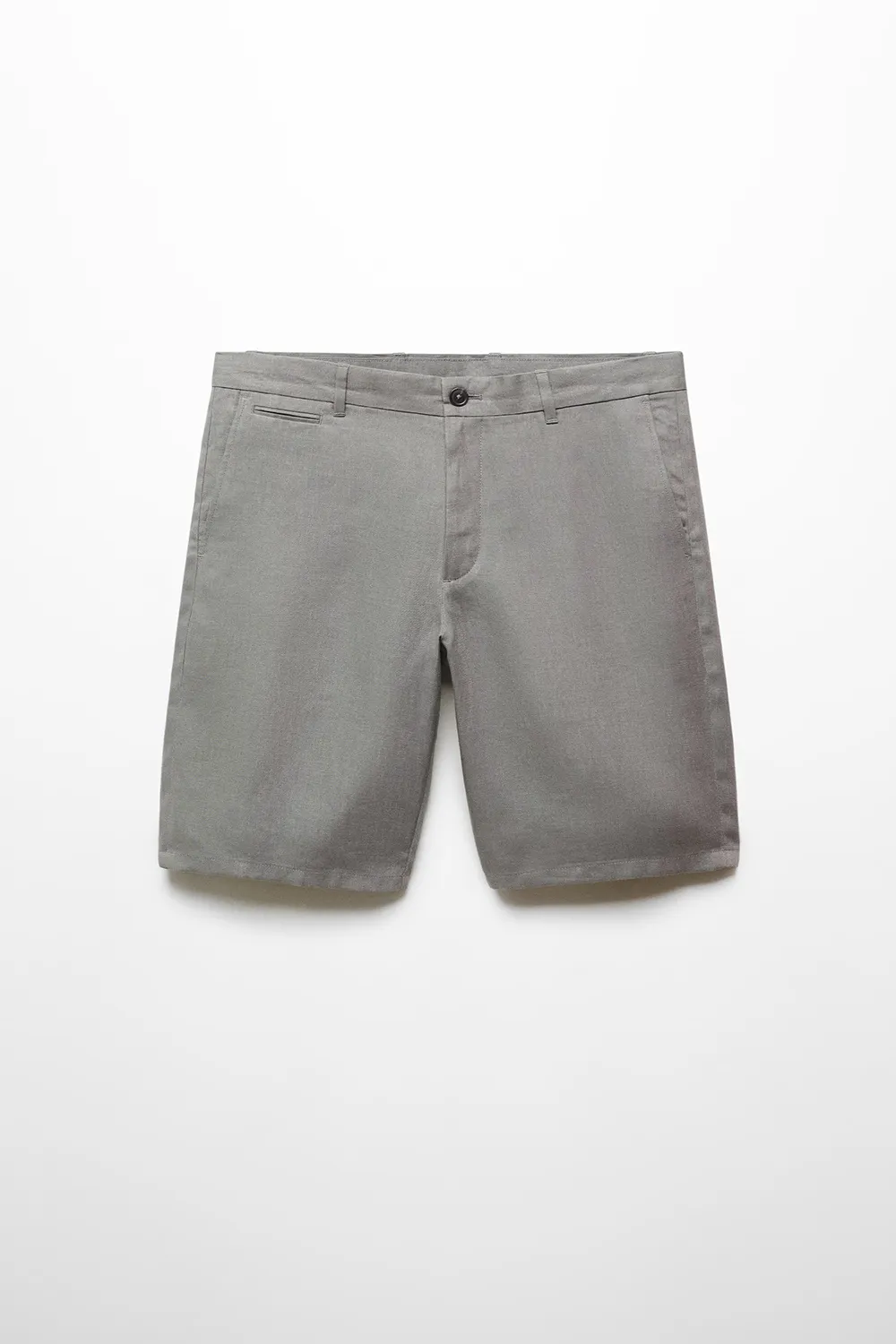 Slim-Fit 100% Linen Shorts