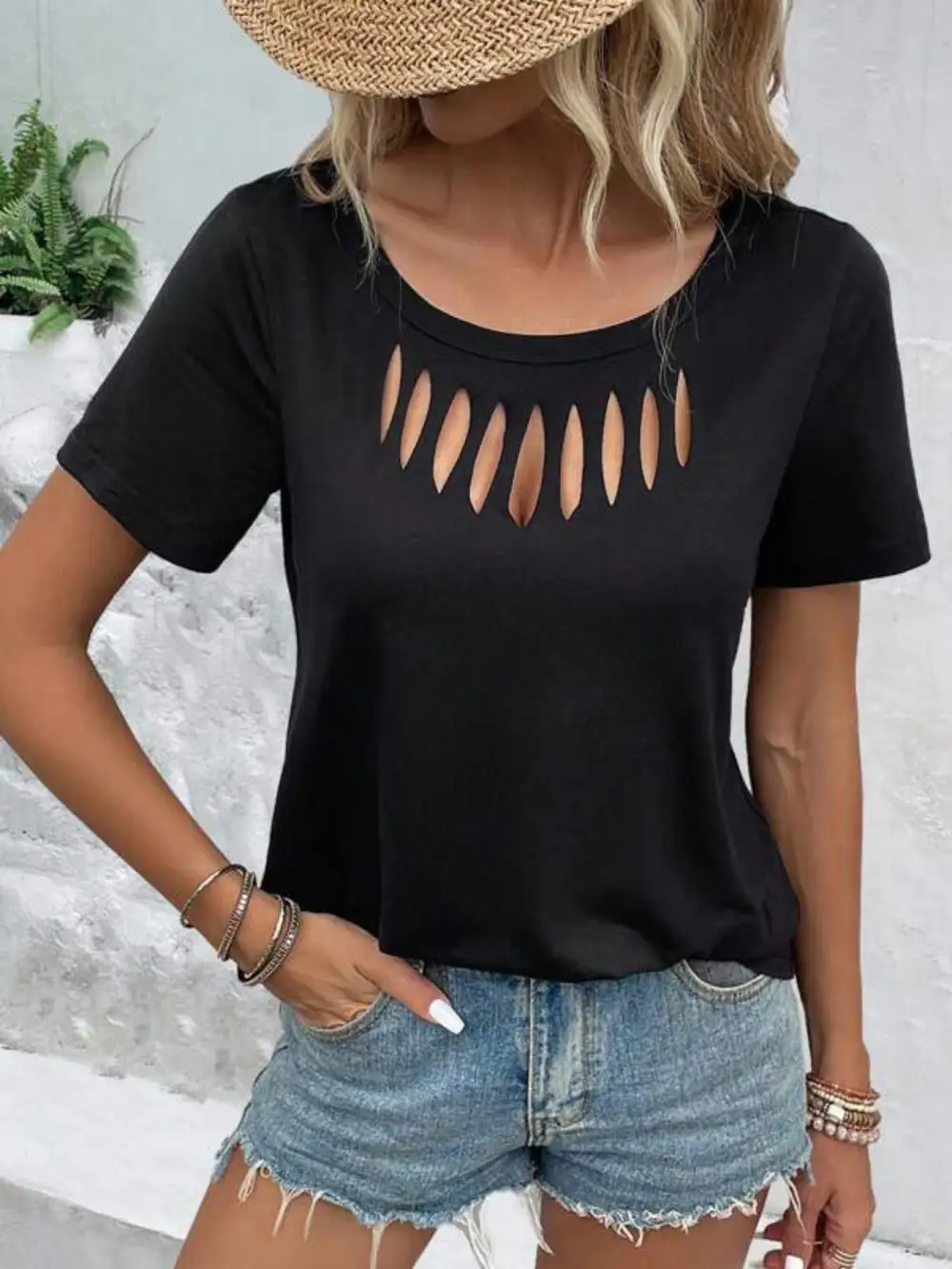 Casual Refined Short-Sleeve T-Shirt