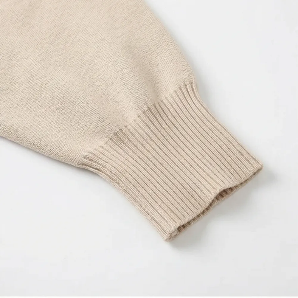Asymmetric Knit Wide Leg Set