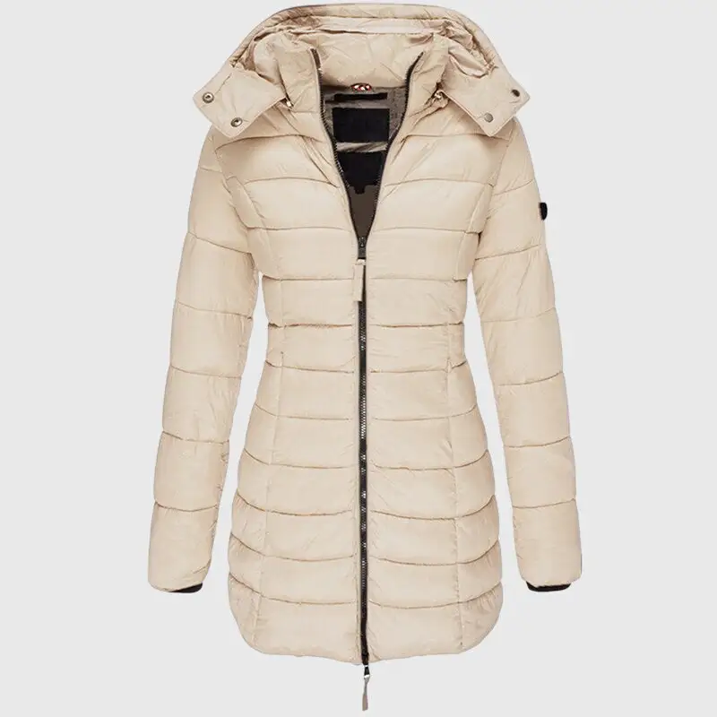 Modern Zip Front Coat