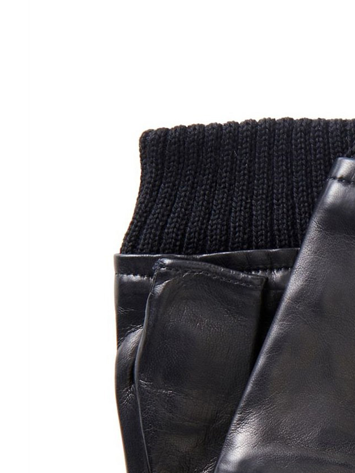 Pure Cotton Leather Gloves Without Fingers