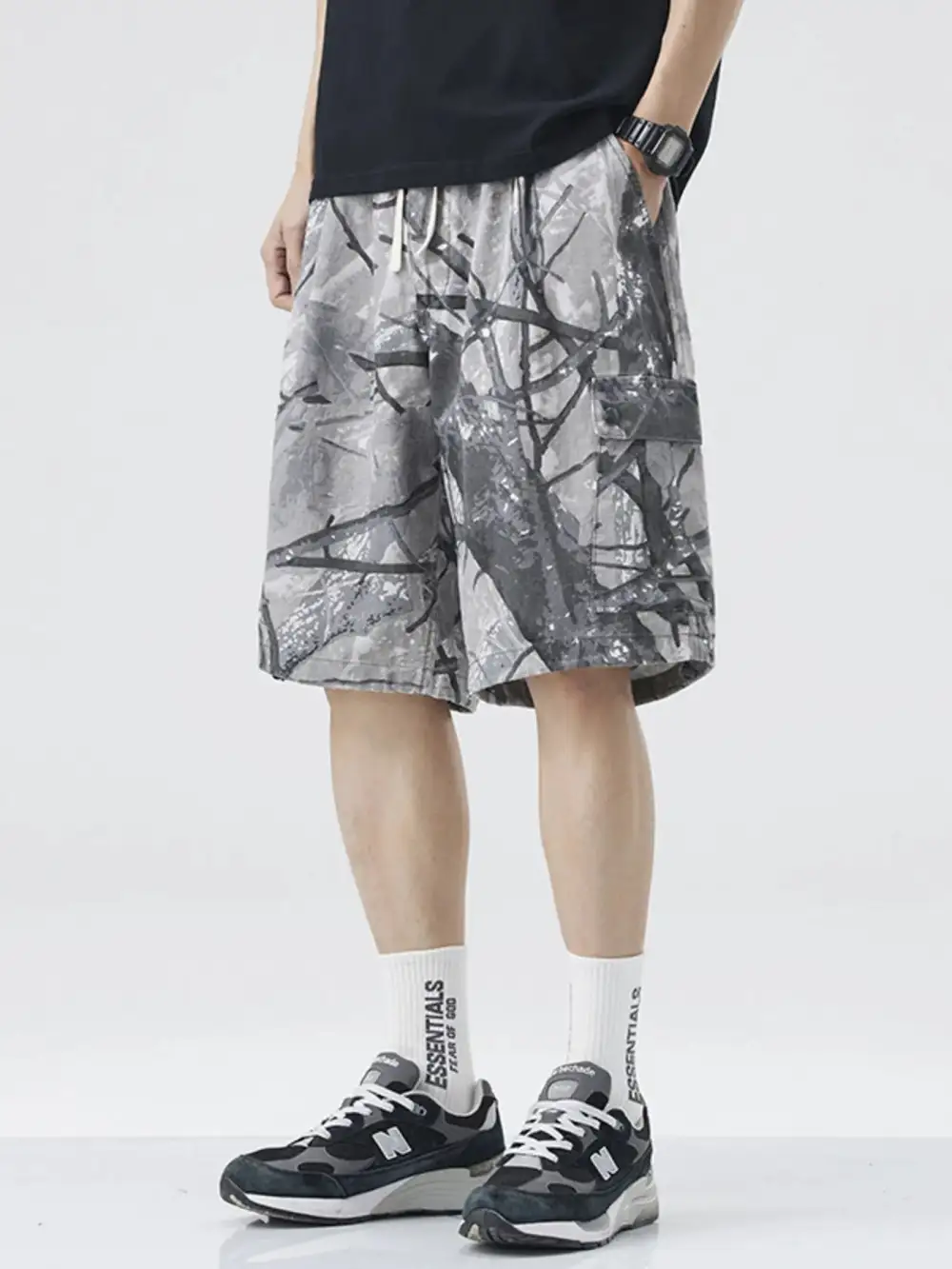 Men's Knee Length Cargo Shorts for Summer Wear for Daily Wear